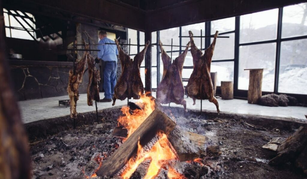 Cordero y centolla en restaurantes de Ushuaia