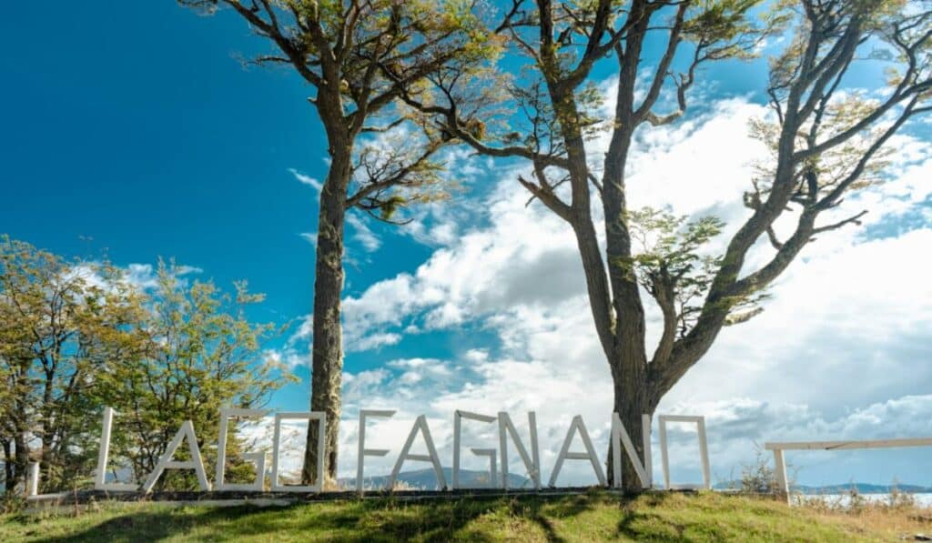 El mirador del Lago Fagnano